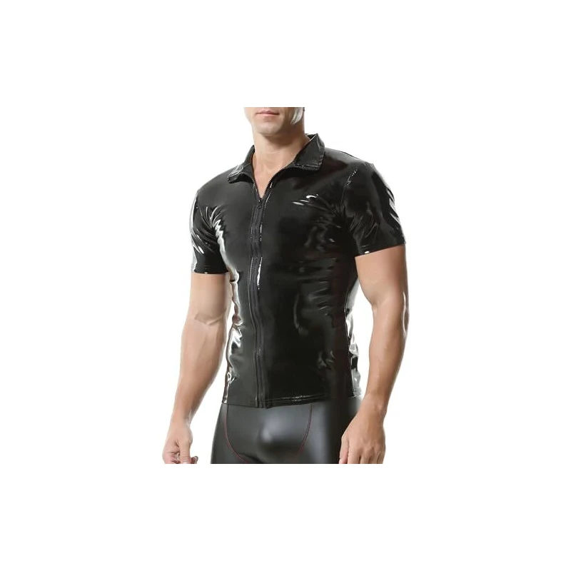 Abito sexy effetto bagnato per una seduzione irresistibile - Nero
