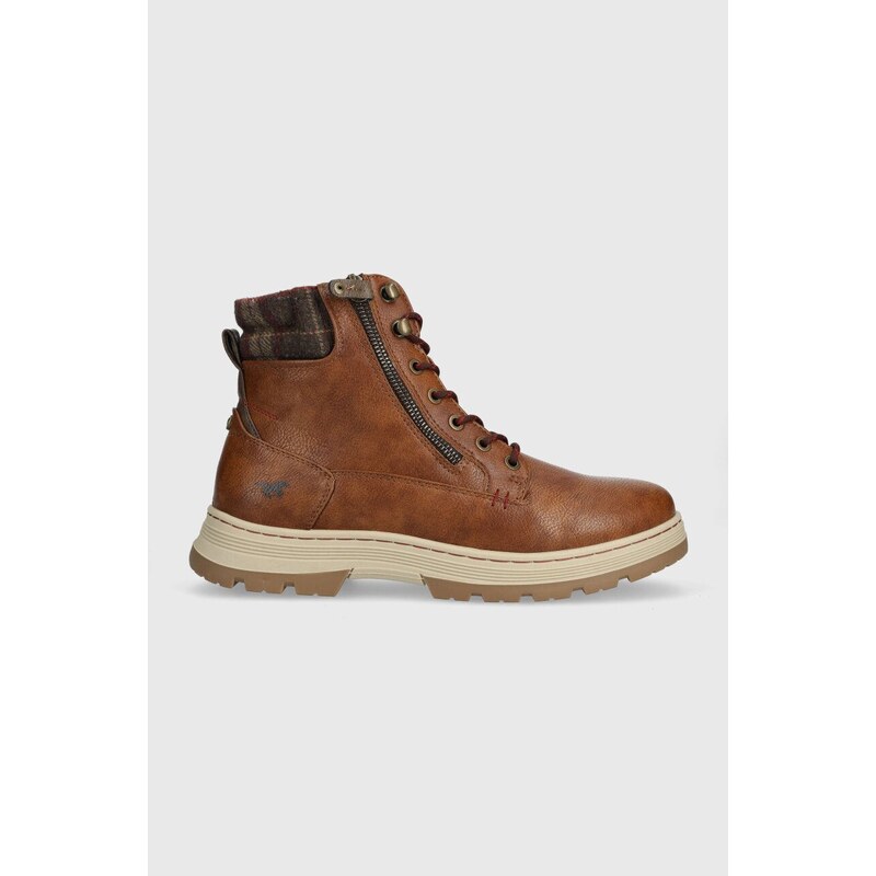 MUSTANG Stivaletti Uomo 4192-602 - Modello Alla Moda Con Zip E Fodera Calda - 2