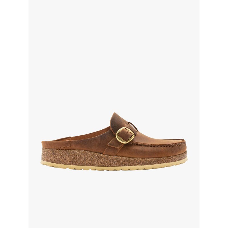 Infradito nere da Donna in pelle con suola platform Primopiano