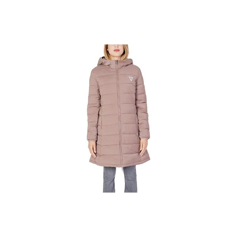 Long Puffer Piumino Nero Lungo Guess Giubbotto Guess Donna Giacca