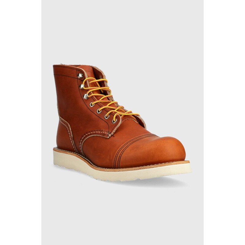 Red Wing scarpe in pelle Iron Ranger Traction Tred uomo 8089