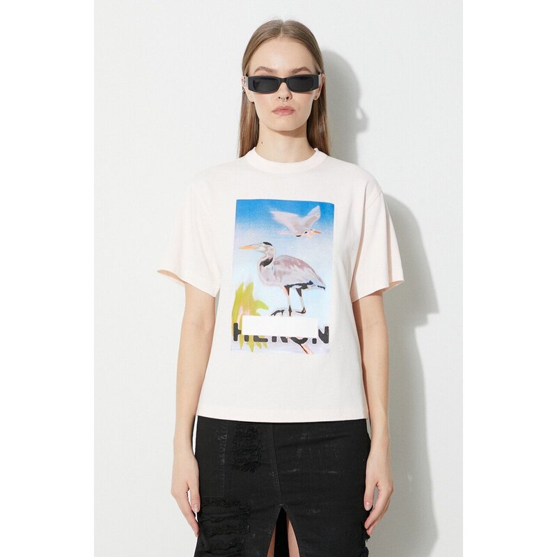 Heron Preston t-shirt in cotone Censored Heron Ss Tee donna HWAA032F23JER0033037