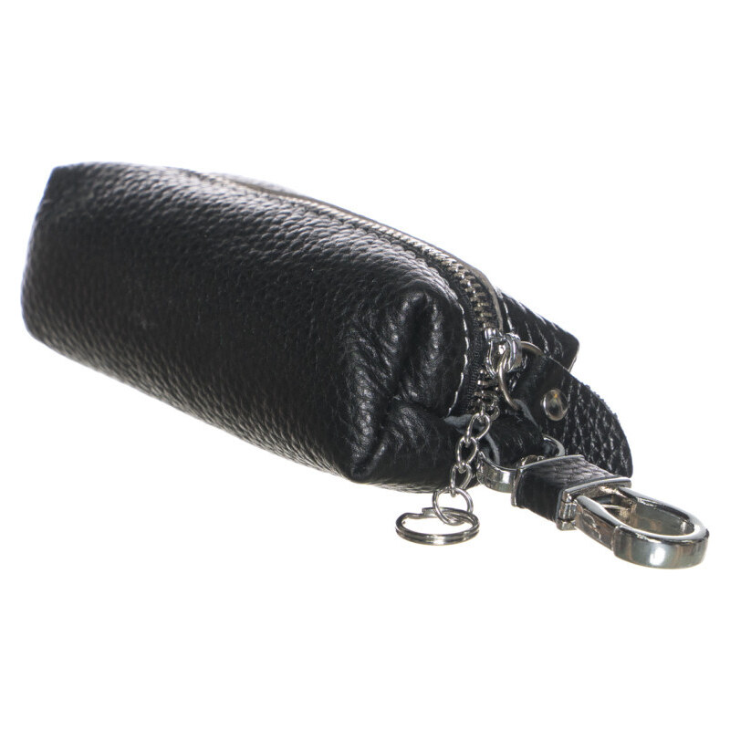 Leather Trend Mouse - Porta Chiavi in Vera Pelle da Donna Nero