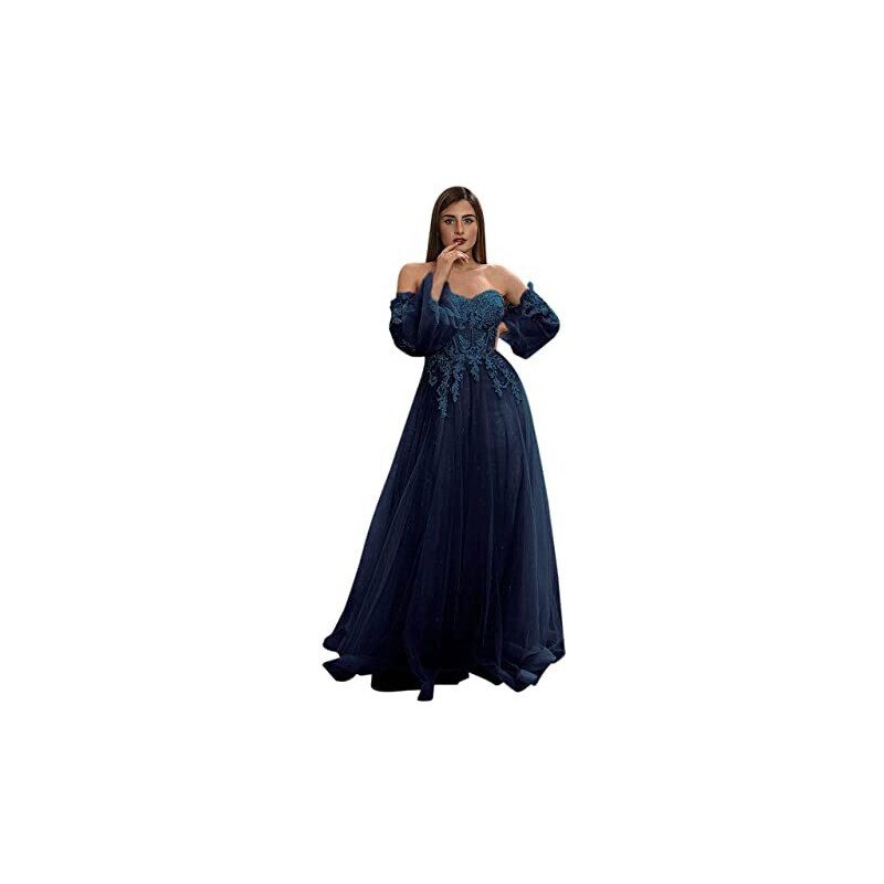 Abito Premaman Lungo In Pizzo Sicily – Scollo A Cuore E Spalle Scoperte, Vestito Elegante Per Servizio Fotografico