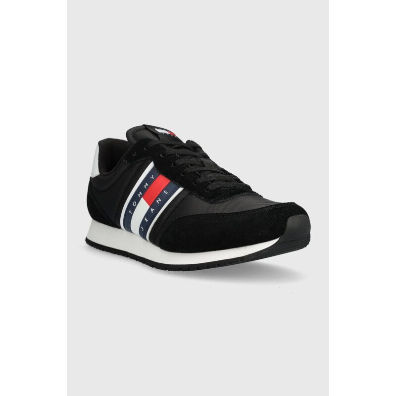 Tommy Jeans sneakers TJM RUNNER CASUAL ESS colore nero EM0EM01351