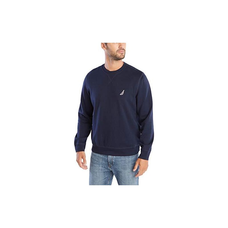 Cofra Sweatshirt Felpa girocollo in pile, Uomo,Blu/Grigio, M/L/XL/XXL/XXXL Cofra Sweatshirt Felpa girocollo in pile, Uomo,Blu/Grigio, M/L/XL/XXL/XXXL