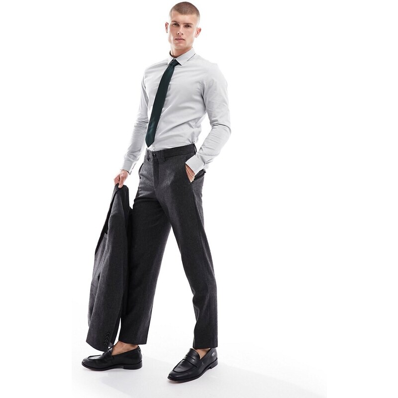 Selected Homme - Pantaloni eleganti slim color grigio scuro