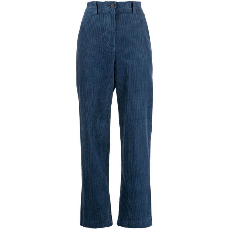 STUDIO TOMBOY Pantaloni dritti a coste - Blu