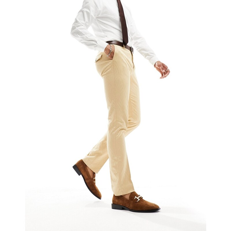Twisted Tailor - Makowski - Pantaloni da abito beige-Neutro