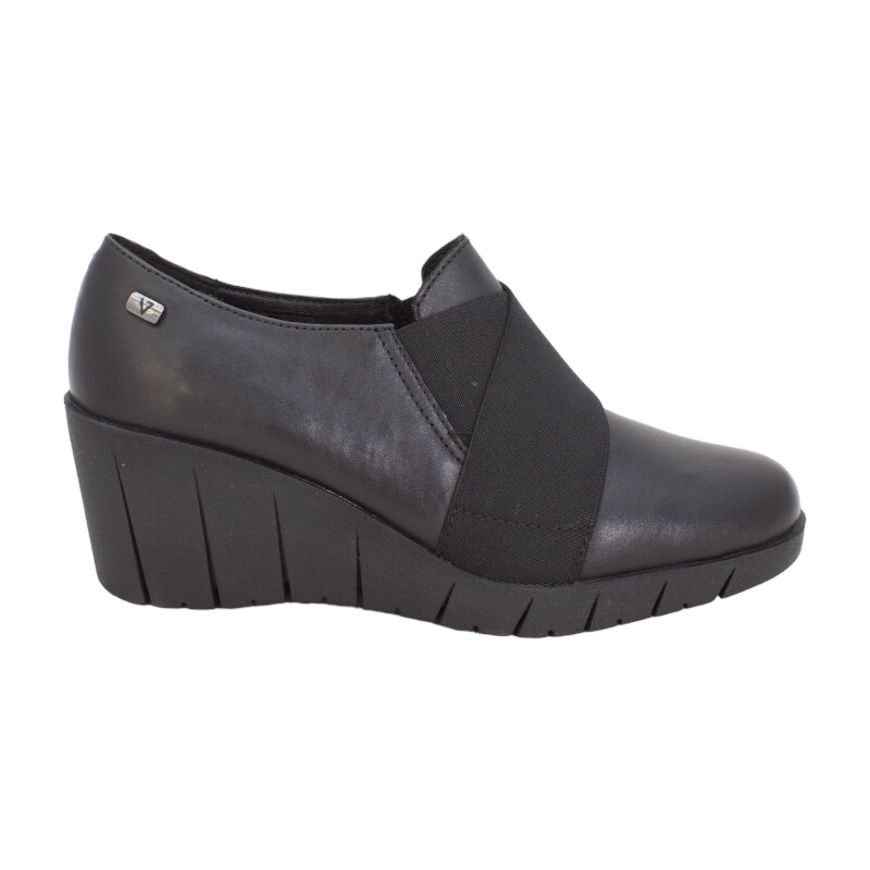 Mocassini Con Zeppa In Pelle Valleverde - Comodi E Casual Per Tutti I Giorni - Foto 2