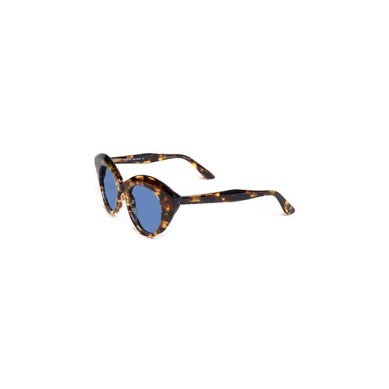 Occhiali Da Sole Fabbricatorino 1407 Venosa Cod. Colore A08 / Azzurro Polarizzato Donna Farfalla Tartaruga
