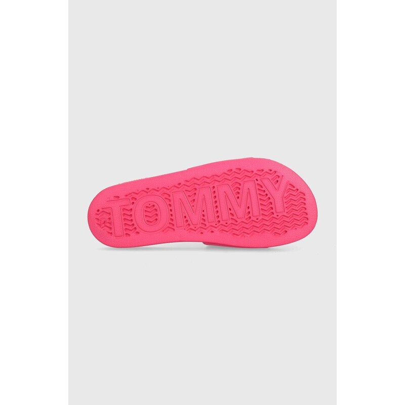 Tommy Jeans ciabatte slide TJW POOL SLIDE SEASONAL donna colore rosa EN0EN02432