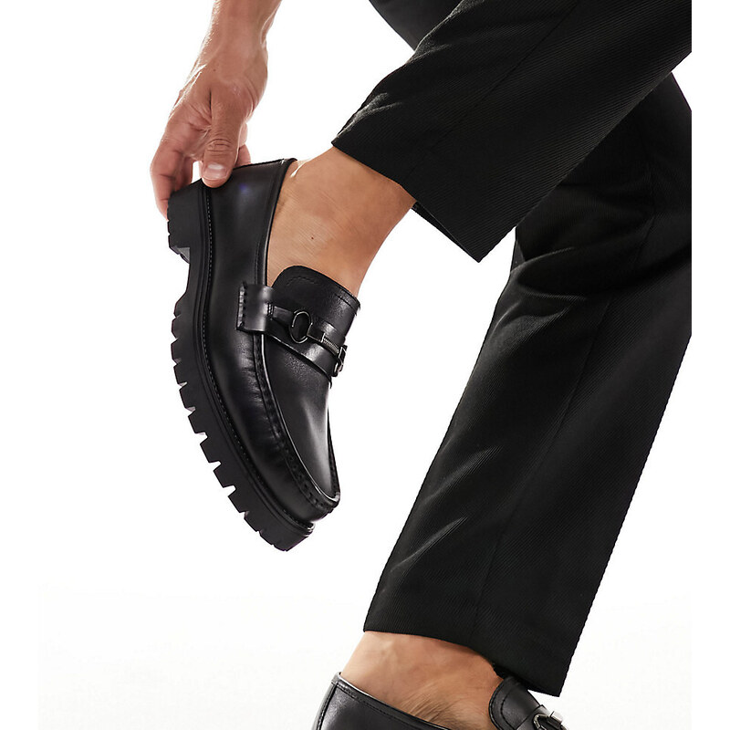 Scarpe Mocassino Uomo Testa Di Moro In Vero Cuoio Marroni Con Bon Bon E Monogramma In Punta - Foto 2