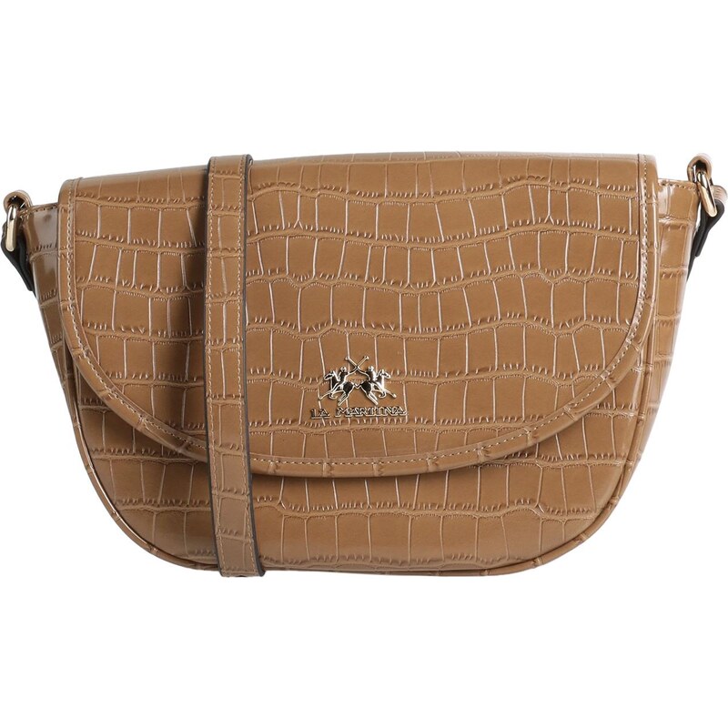 La Martina Heritage – Bandeau/ Sac à Bandoulière Marron Foncé – Neuf En Boîte – Marron