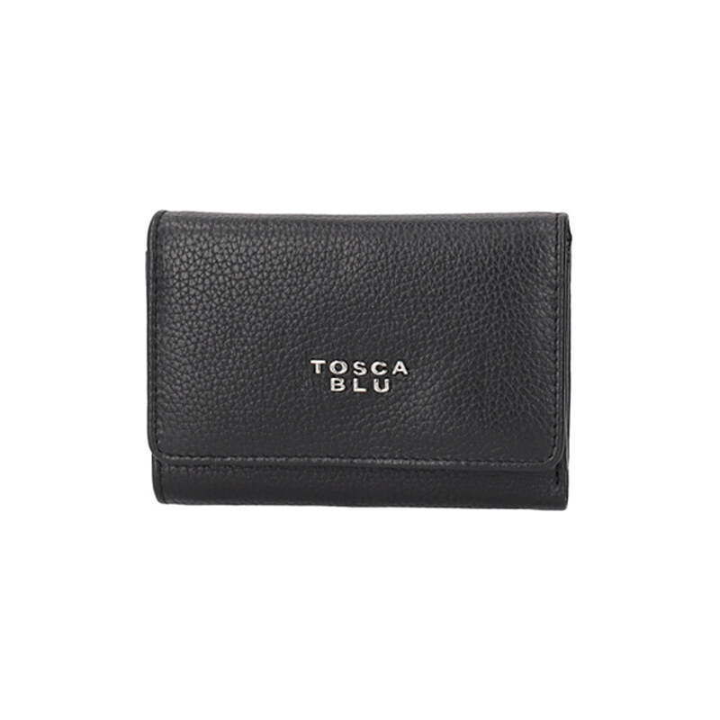 Tosca Blu portafoglio piccolo con pattina FrappÃ nero