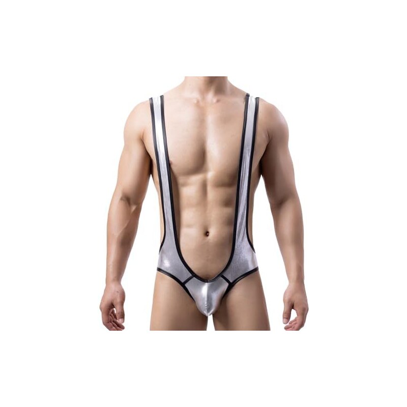 iEFiEL Perizoma Uomo Boxershorts Elastica Wrestling Singlet Boxer G