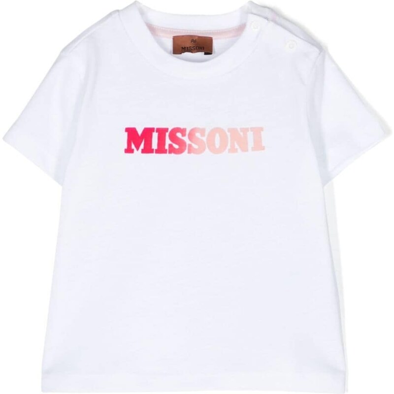 Missoni Kids T-shirt con stampa - Bianco