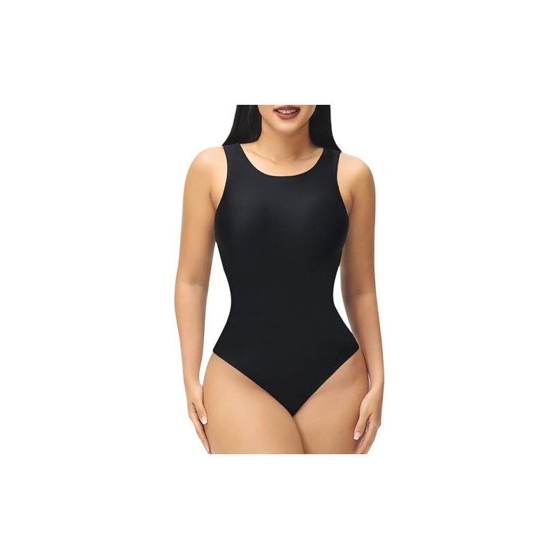 Body Donna Tubolare Smanicato In Jersey &ndash; Fascia Elastica, Tinta Unita, Taglie 8-22, Made In UK