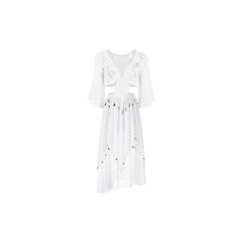 Gonna Lunga In Chiffon Per Danza Del Ventre | Costume Flamenco, Indiano, Maxi Gonna Da Donna Per Festival E Balli
