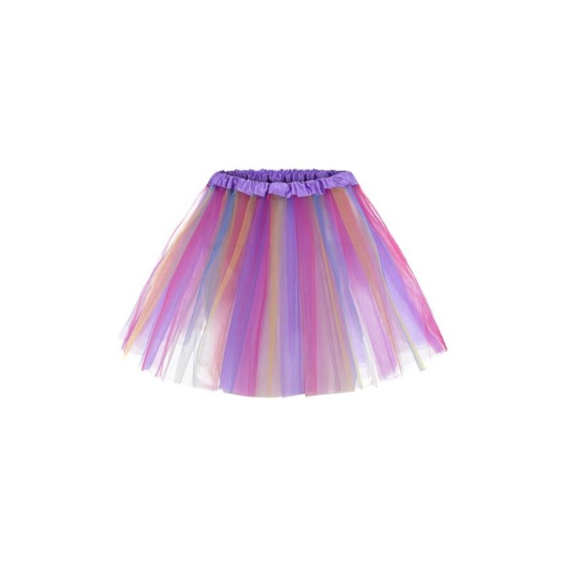 Gonna Tutu In Tulle A Strati - Per Danza Classica, Costume Elastico, Donne E Ragazze, Lunghezza Al Ginocchio - Foto 4