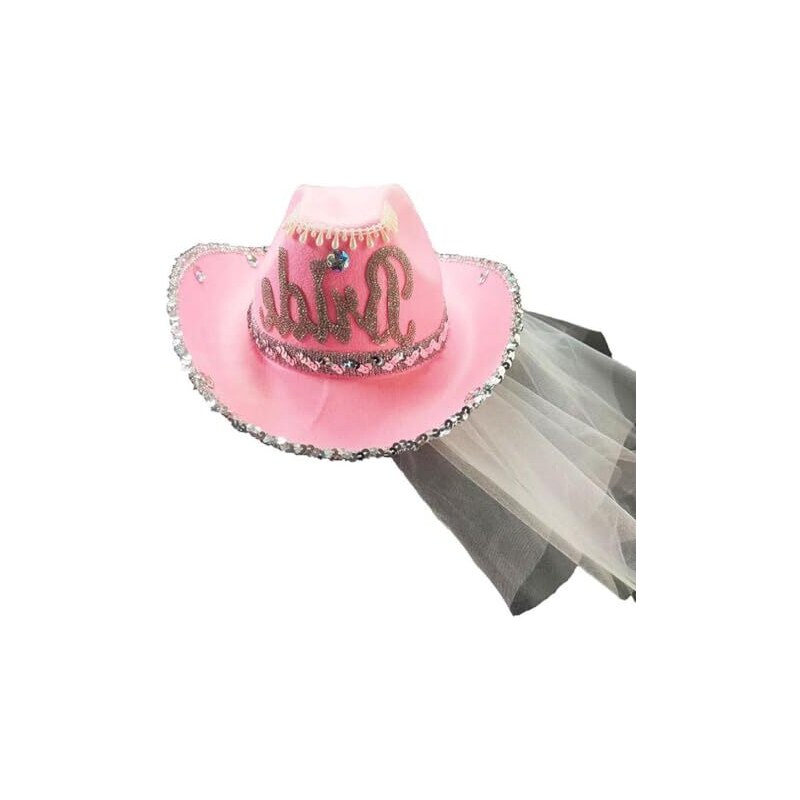 Cappello Da Cowgirl In Paglia - Largo Bordo Per Sole, Traspirante E Alla Moda - Foto 2