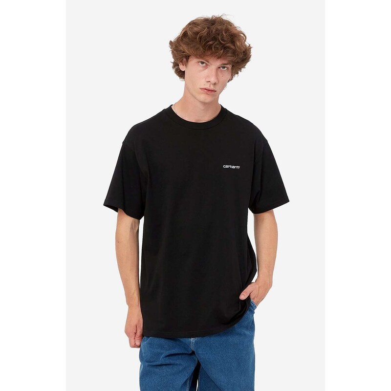 Carhartt WIP t-shirt in cotone Script Embroidery