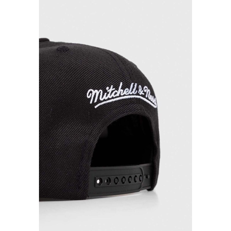 Mitchell&Ness cappello con visiera con aggiunta di cotone colore nero