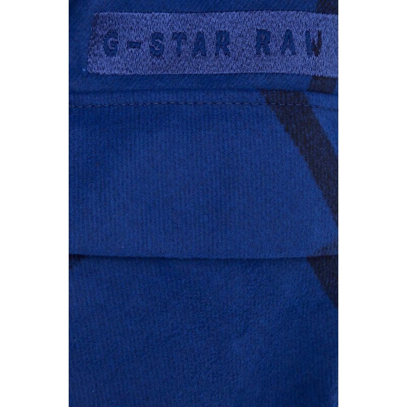 G-Star Raw giacca camicia colore blu