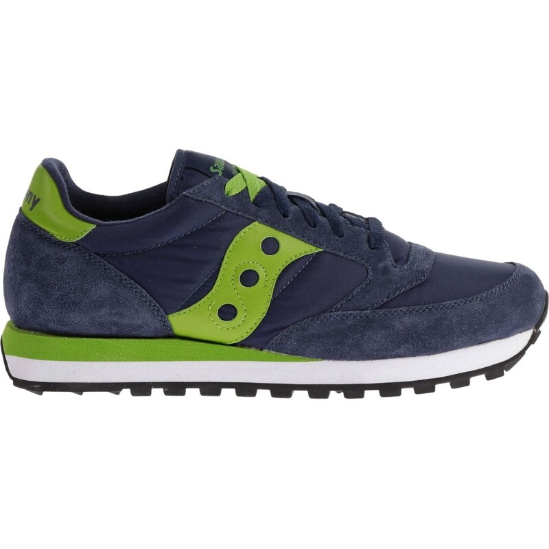 Saucony Jazz 81 – Scarpe Uomo In Pelle Scamosciata, Colore Nero/Verde, Chiusura Con Lacci, Suola Piatta - 3
