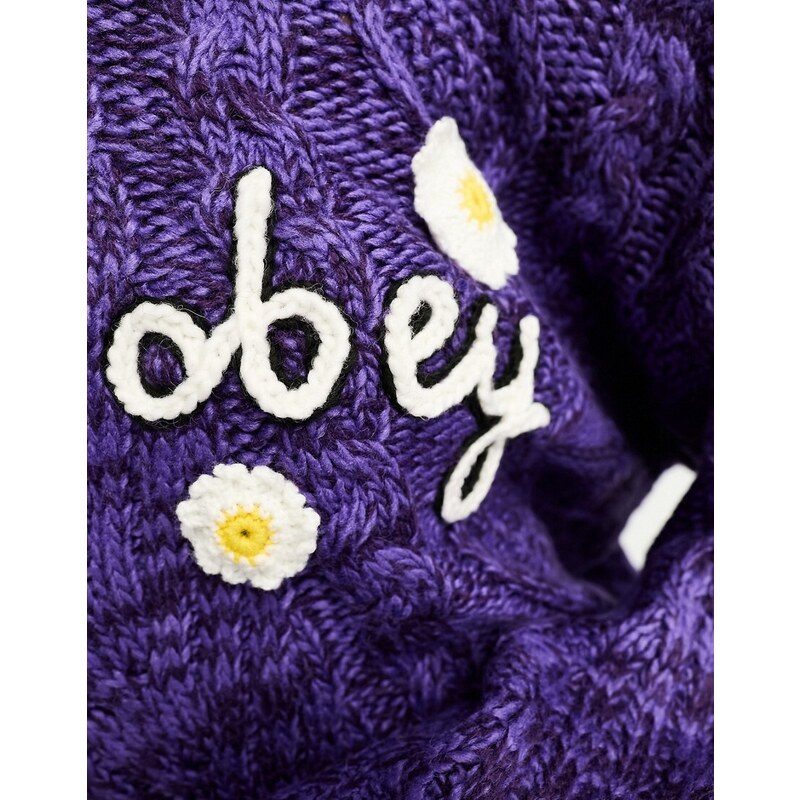 Obey - Flora - Maglione viola