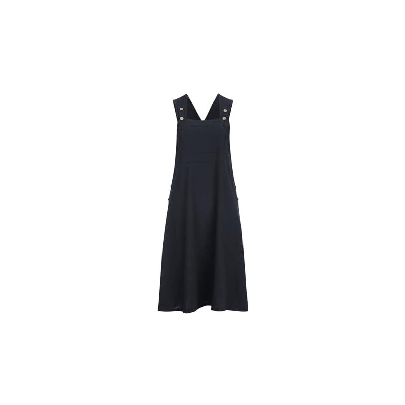 Only Jakiri Linen S/s Shirt Dress Ptm Kalamata/tropical - Abiti Donna