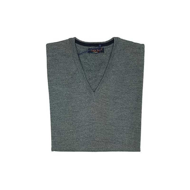 Maglione Maglia Fine Maglione Uomo Scollo A V In Cotone - Maglia Fine, Perfetto Per Layering, Elegante E Casual Abbigliamento Uomo Casual - Foto 7