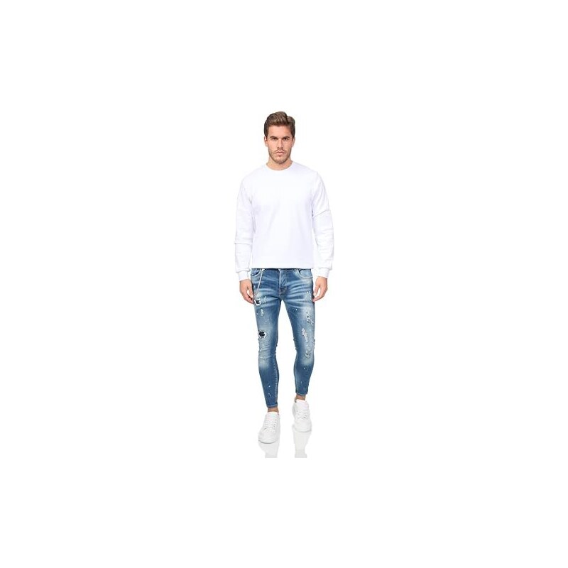 Pantaloni In Velluto A Coste Uomo - Elasticizzati, Vita Con Coulisse, Taglio Dritto, Per Autunno/inverno