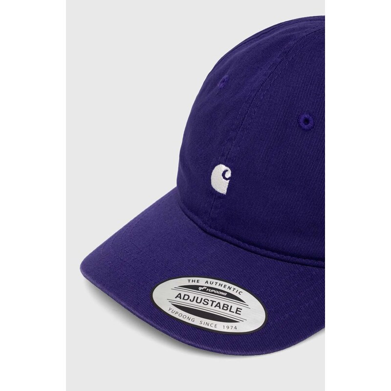 Carhartt WIP berretto da baseball in cotone colore violetto