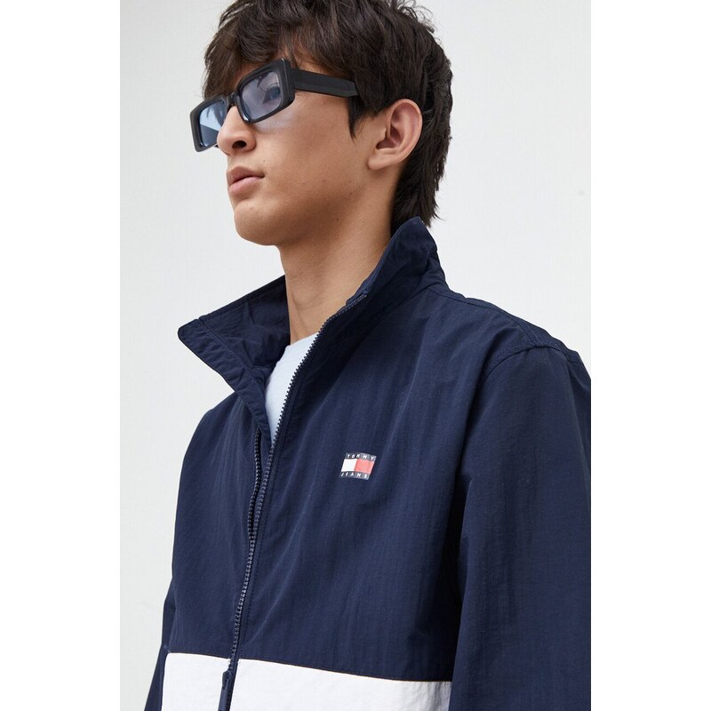 Tommy Jeans giacca uomo colore blu navy