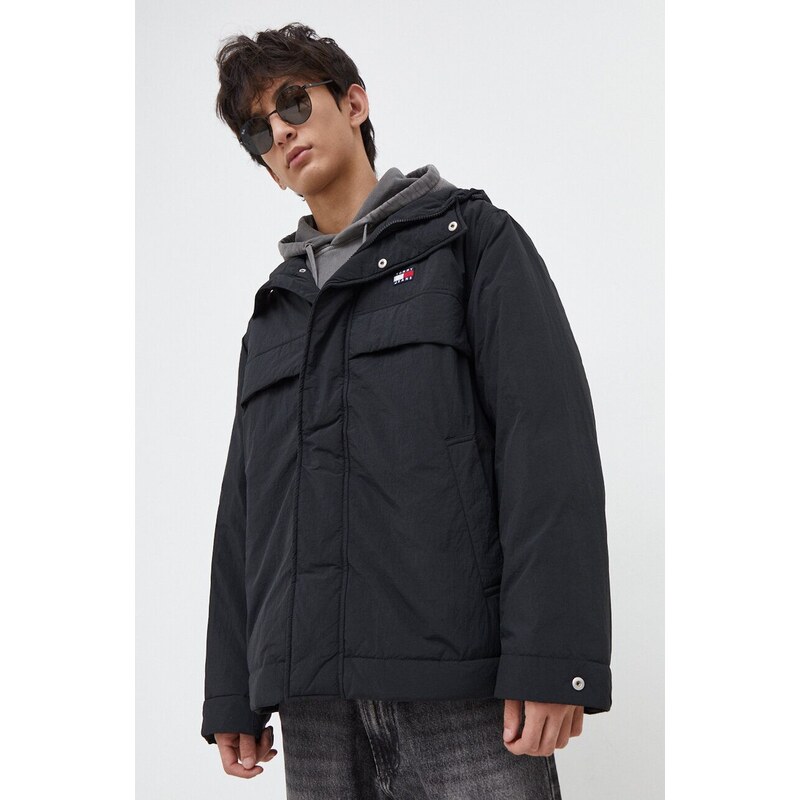 Tommy Jeans giacca uomo colore nero