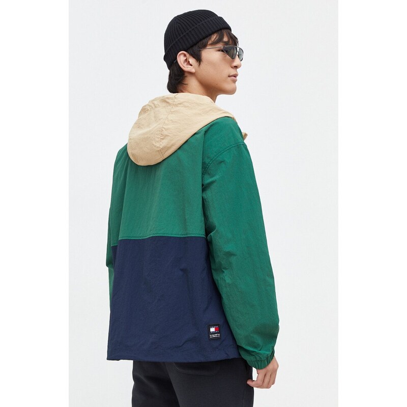 Tommy Jeans giacca uomo colore verde