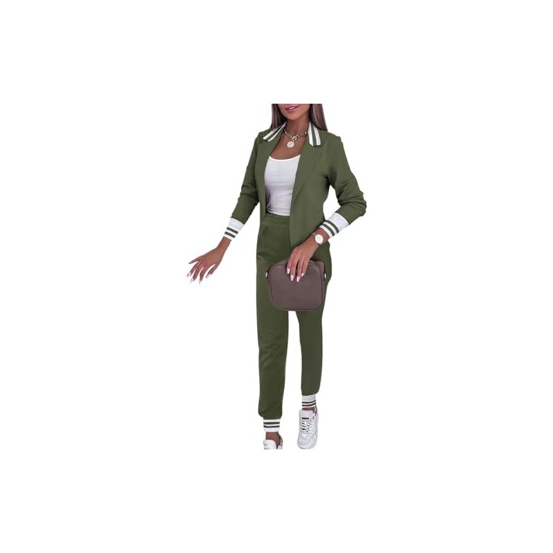 shownicer Pantaloni in Pile da Donna a Vita Alta Elasticizzati Aderenti Leggings Invernali Termici per Donne Caldi Pantaloni Invernali A Verde XS