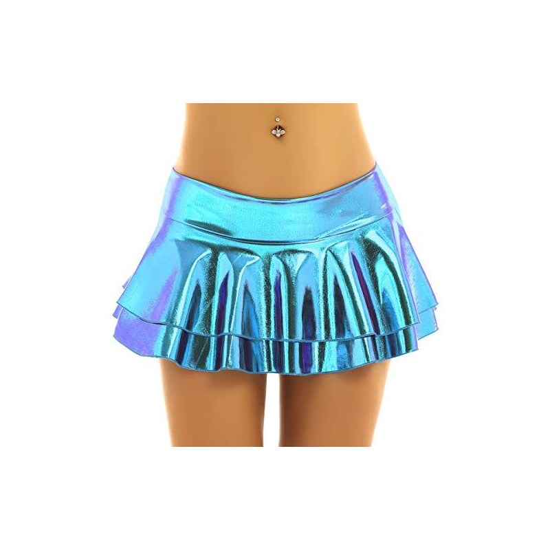 Gonna In Ecopelle Plissettata - Nero - CVG Gold