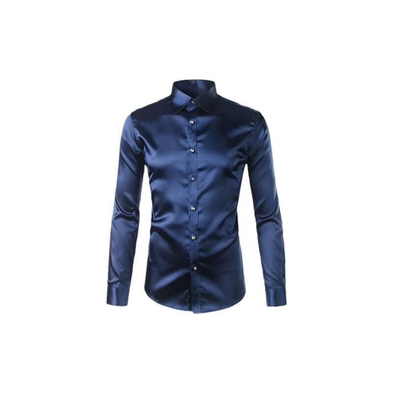 Polo uomo camicia manica lunga misto cotone piquet tinta unita grey | Roma | Polo
