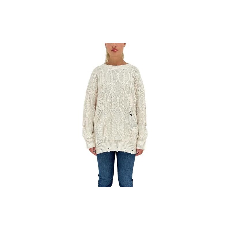 Maglione Mina grigio donna