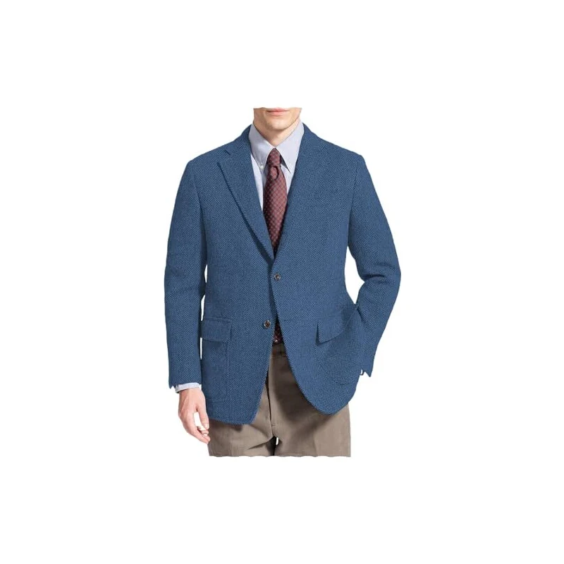 Blazer Donna A Quadri In Tweed - Giacca Elegante Doppiopetto Per Ufficio E Look Casual - Foto 4