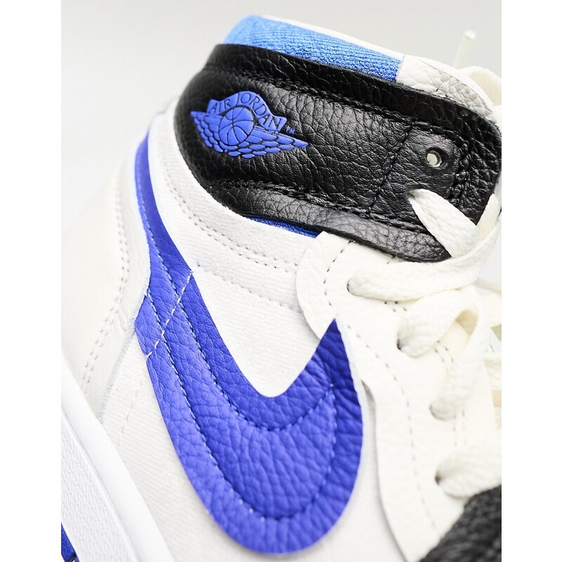 Air Jordan 1 - Method of Make - Sneakers nere e blu reale