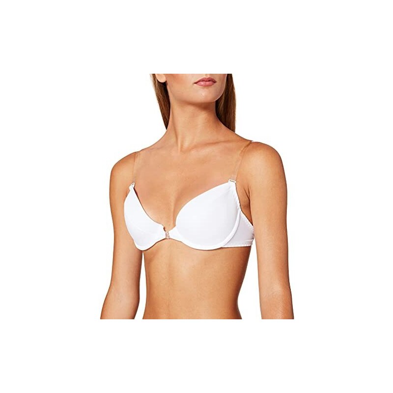Reggiseno senza spalline per sollevamento del seno reggiseno push up autoadesivo in silicone reggiseno sportivo per le donne in cotone, Beige, A