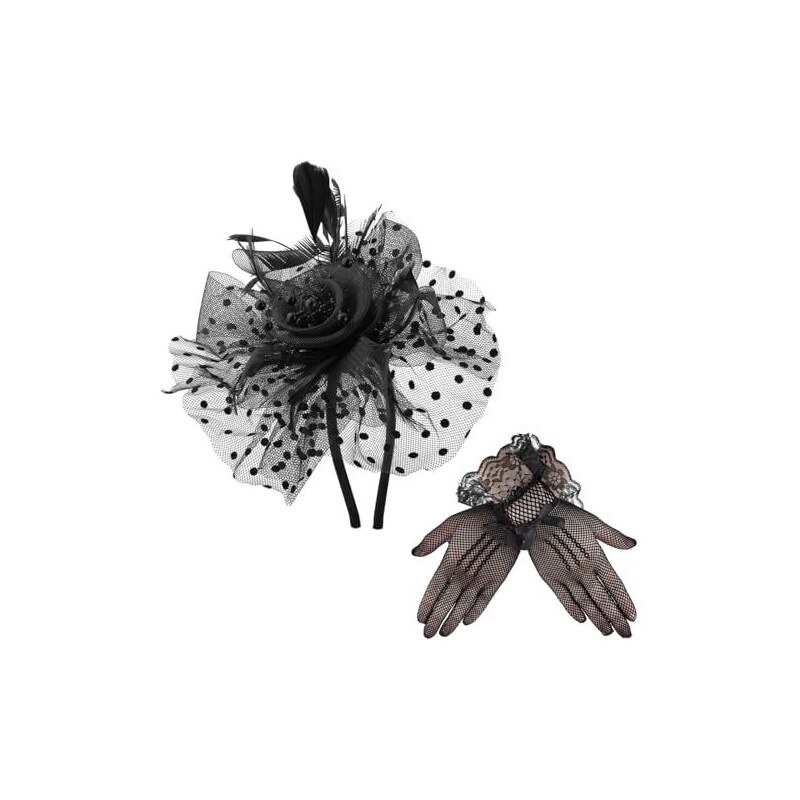 Cappelli Da Donna Fascinators Da Donna Fiore Piuma Cappello Per Tea Party Cocktail Matrimonio Chiesa Mens Fasce Per Il Sudore Per La Testa, Bianco, Taglia Unica