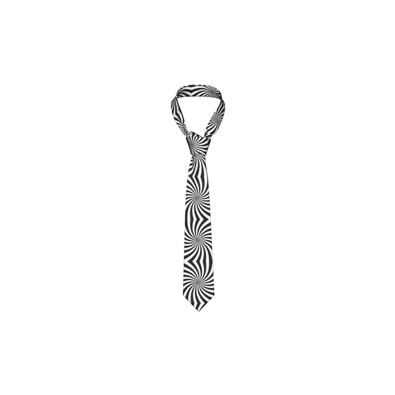 Cravatta Uomo Classica A Righe In Poliestere - Lunghezza 142 X 8 Cm - 3