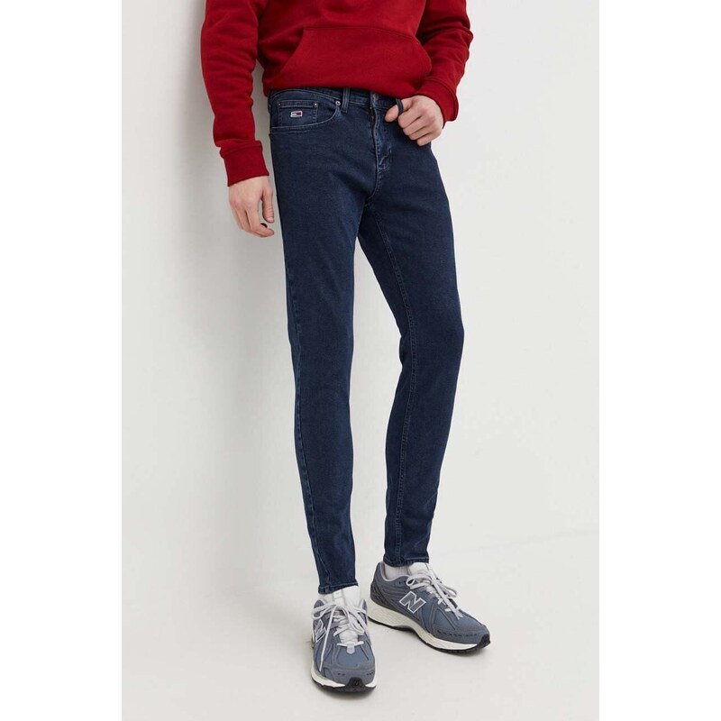 Tommy Jeans jeans uomo colore blu navy