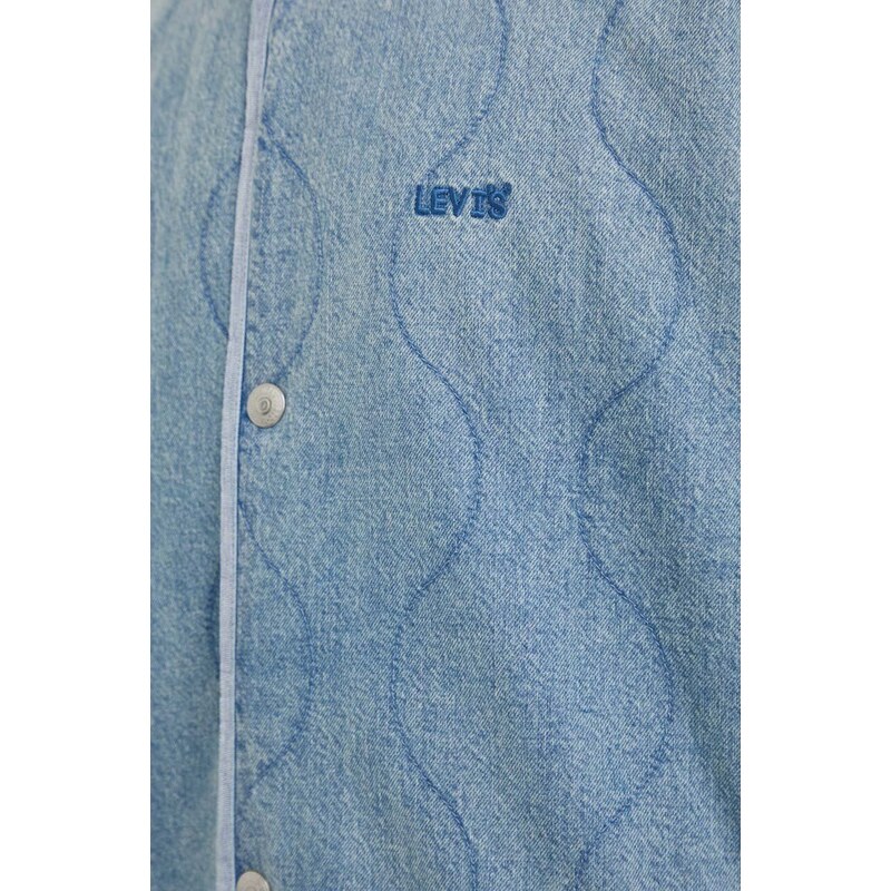 Levi's giacca reversibile uomo colore blu