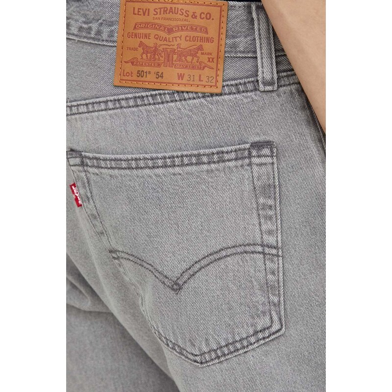 Levi's jeans 501 54 uomo colore grigio