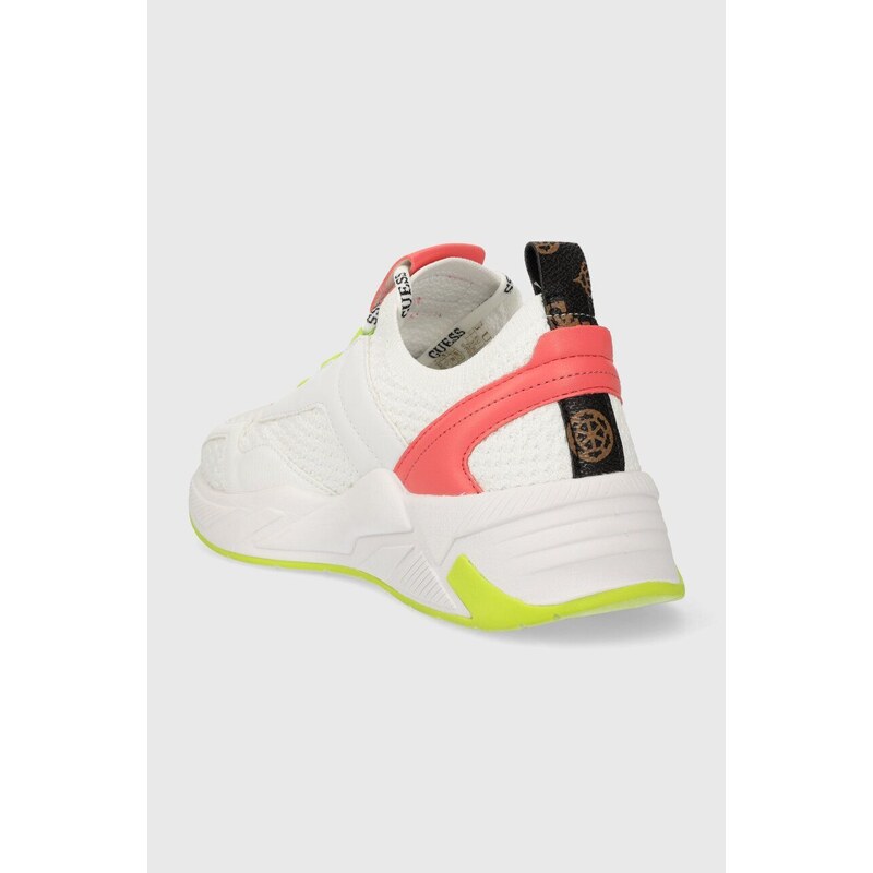 Guess sneakers GENIVER2 colore bianco FLPGE2 FAB12